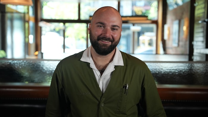 Alexandre Hallé-Quinlan, copropriétaire du restaurant Molenne.