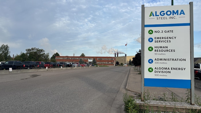 Les locaux d’Algoma Steel à Sault-Sainte-Marie.