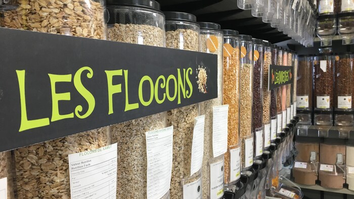 Aliments vendus en vrac