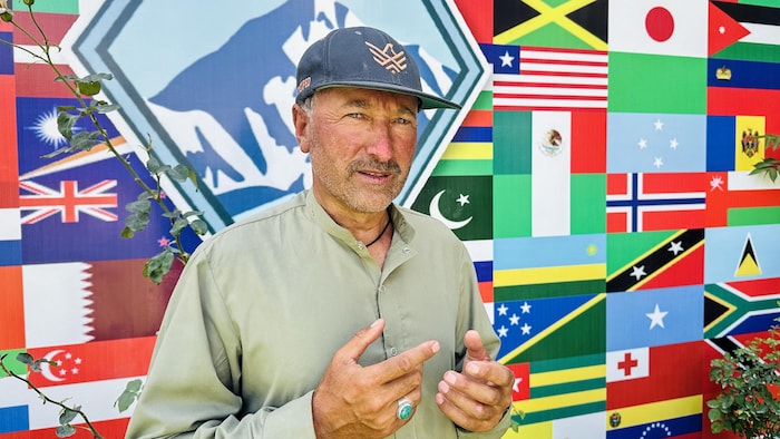 L'alpiniste pakistanais Fida Ali s'est entretenu avec l'AFP, au Pakistan, le 1er août 2026.