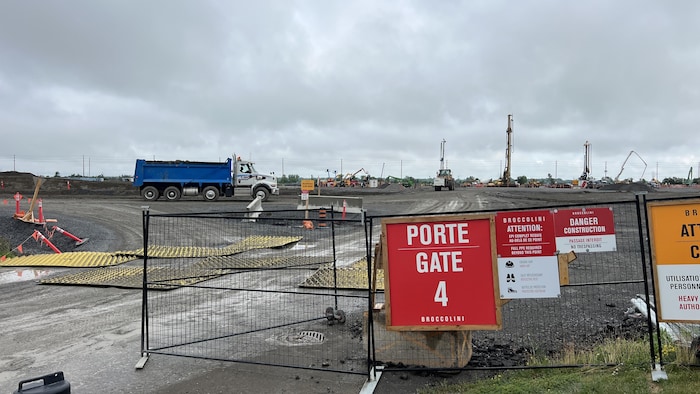 Les travaux sont en cours pour le nouveau centre de distribution Amazon à Ottawa.