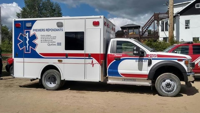 Une ambulance différente, utilisée par les premiers répondants.