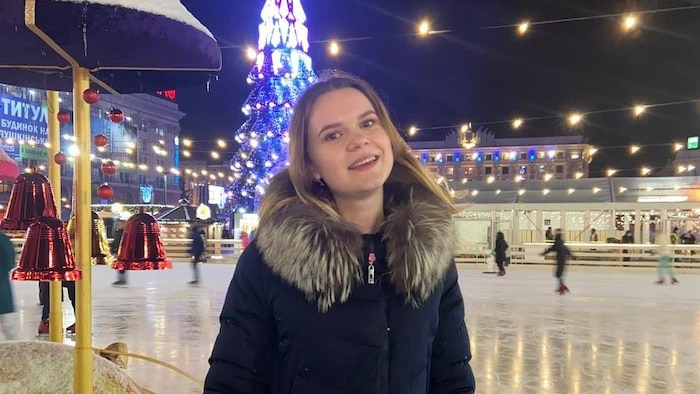 Une jeune femme en Ukraine.