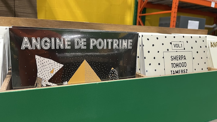 Des vinyles d'Angine de Poitrine.