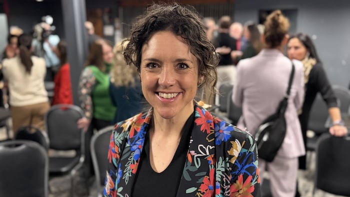 Anne-Marie Nadeau poses for the photo. 