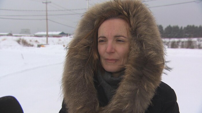 La présidente du conseil d'administration du club de soccer Venturi de Saguenay, Anne Wittmeyer en entrevue. 