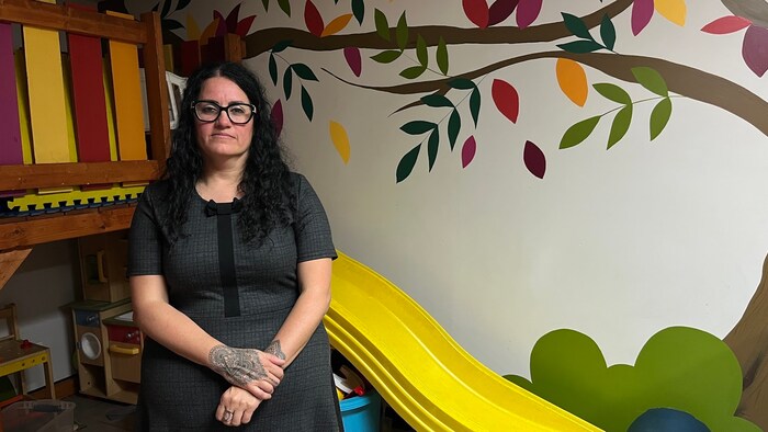 Annick Brazeau, présidente du Regroupement des maisons d’hébergement pour femmes victimes de violence conjugale.