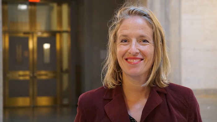 Élodie Brideau, photographié dans les corridors de la Cour d'appel du Québec