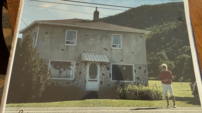 Photo de la maison familiale de Matthias Rioux à Rivière-à-Claude.