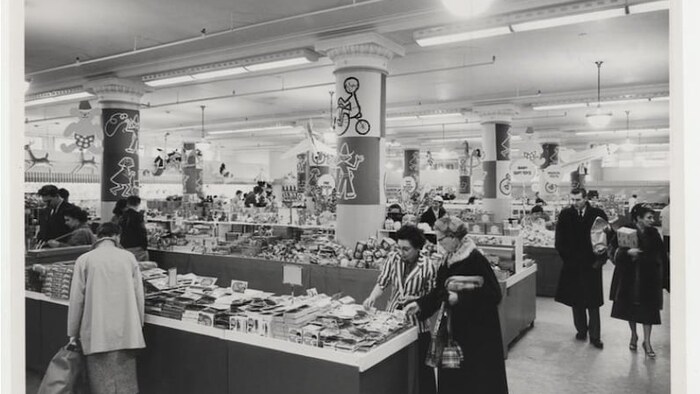 Une photo d’archives du magasin La Baie à Calgary.