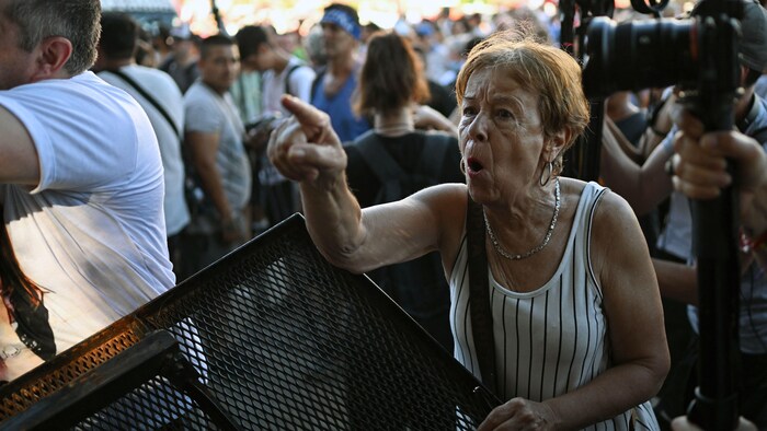 Une partisane de Cristina Kirchner à Buenos Aires.