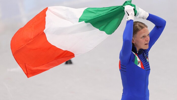 L'équipe canadienne derrière Arianna Fontana, qui rêve de grandeur aux JO 2026