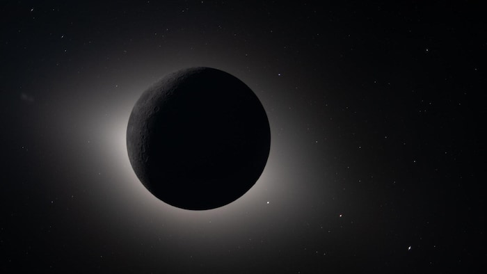 Une éclipse totale du Soleil vue par l'équipage d'Artemis II.