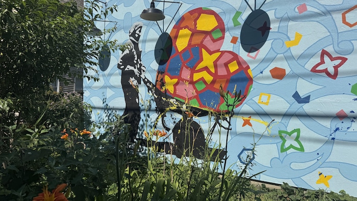 Une murale.