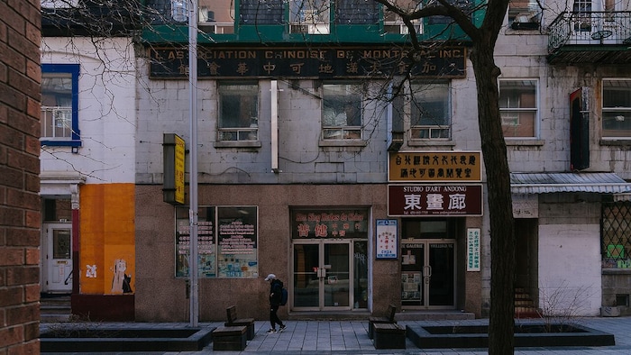 Buildings in Montreal's Chinatown.