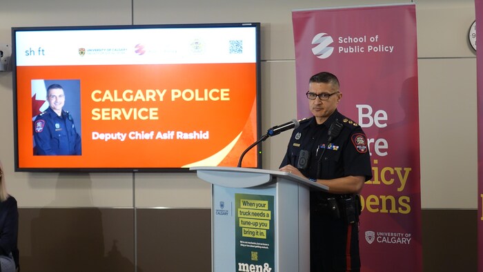 Asif Rashid, chef adjoint du Service de police de Calgary.