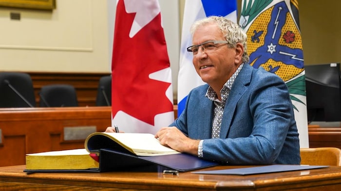 Paul Gingues, conseiller municipal du district de l’Université à Sherbrooke.