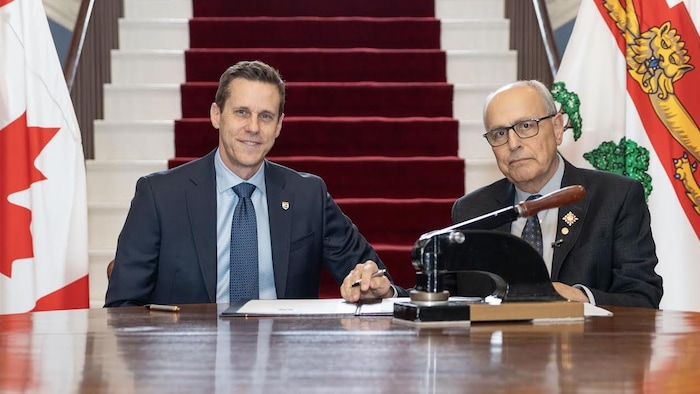 Rob Lantz et le Dr Wassim Salamoun.