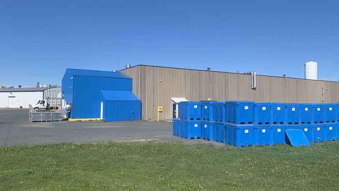 L'usine de l'Association coopérative des pêcheurs de l'île.