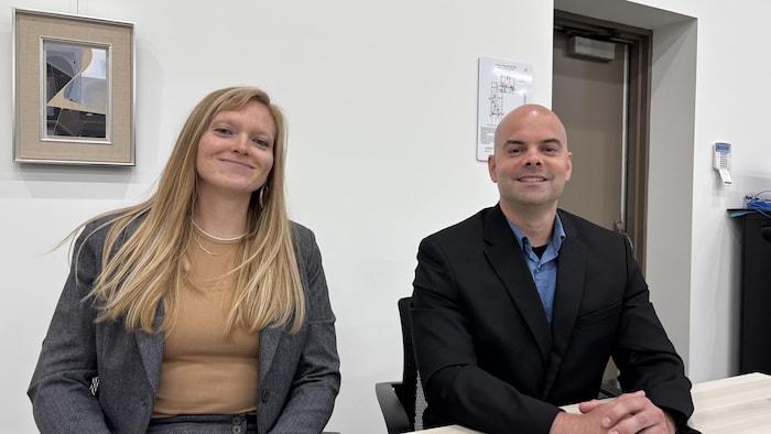 Portrait de Clhéo Galipeau-Dupont et Kevin Lemay.