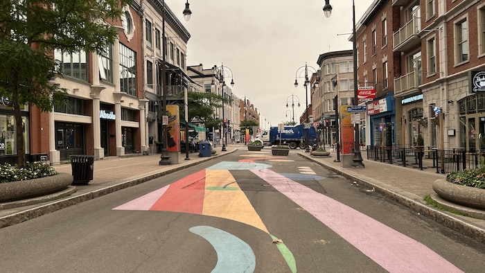 La rue des Forges à Trois-Rivières.