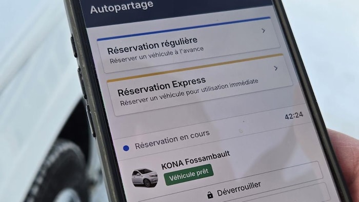 L'application mobile. 