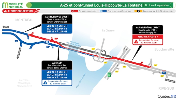 Une carte montre l'emplacement de chantiers de construction.