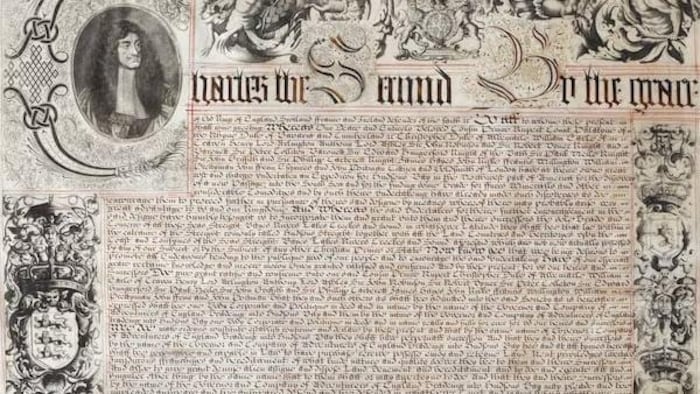 Hudson Bay's royal letter.