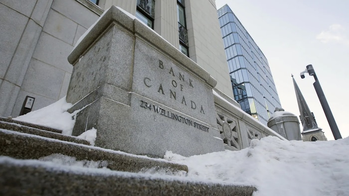 Harapan ng gusali ng Bank of Canada.