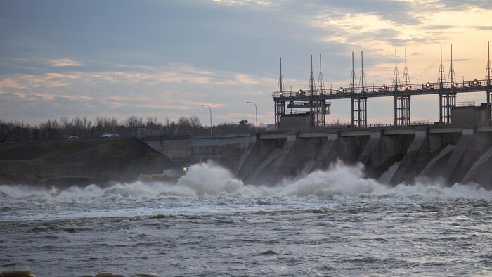 Una presa hidroeléctrica en Quebec.