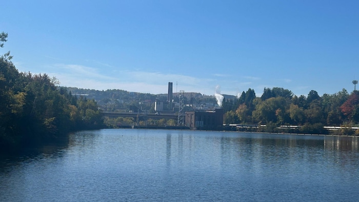 Le barrage sur la rivière Madawaska.