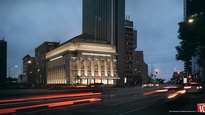 Le futur Centre national du patrimoine des Métis de la rivière Rouge. 