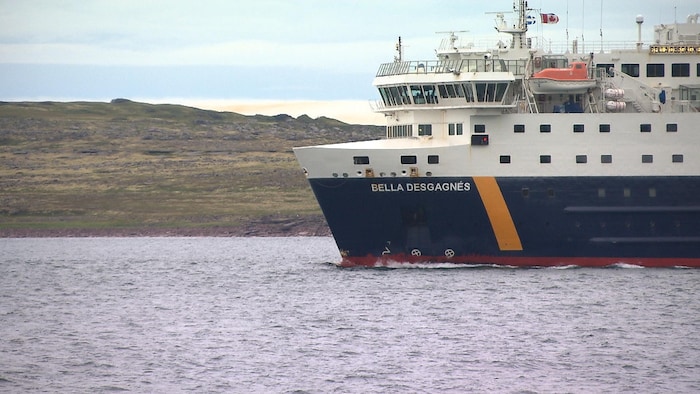 Le bateau Bella Desgagnés.