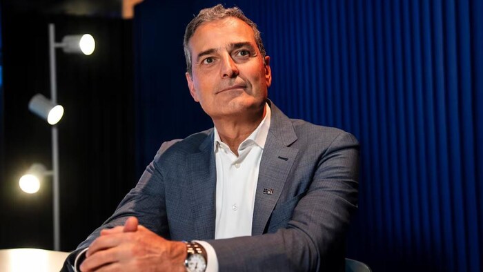 Mirko Bibic, président et PDG de Bell Canada, est montré sur une photo de septembre 2025 à Montréal. 