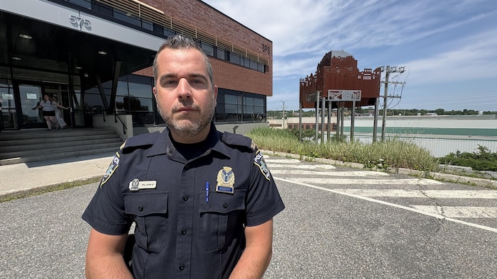Benoit Pellerin, relationniste au Service de police de Sherbrooke. 