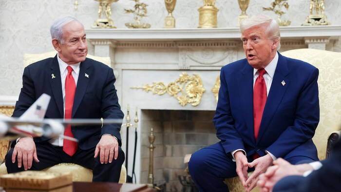 Benyamin Nétanyahou et Donald Trump.