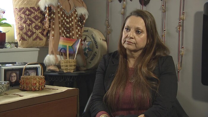 Darlene Bernard interviewée dans son domicile.