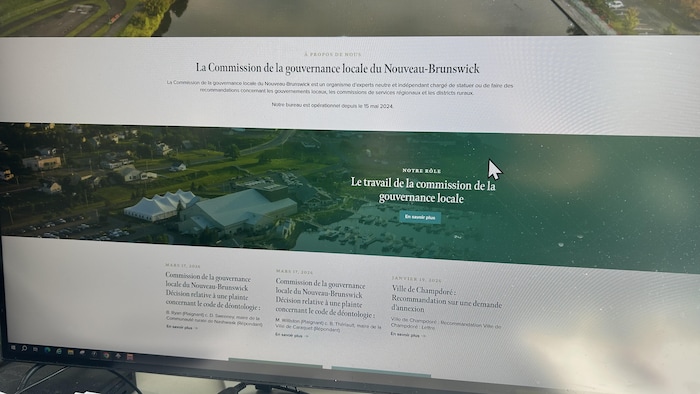 Une page web.