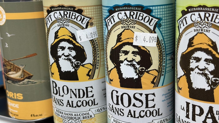 Bières sans alcool Pit Caribou.