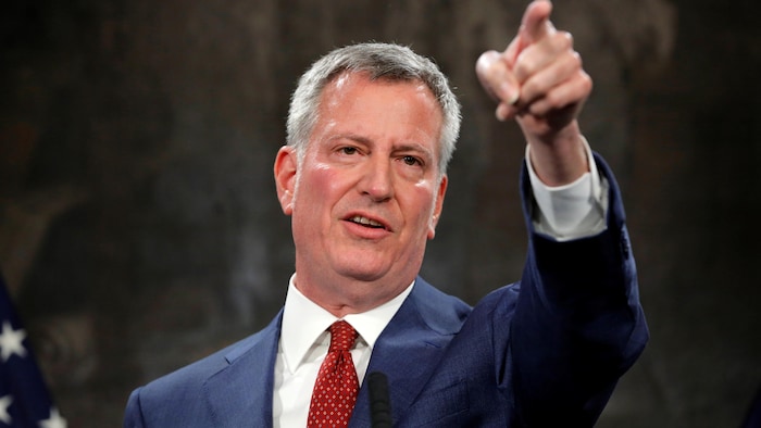 Le maire de New York Bill de Blasio