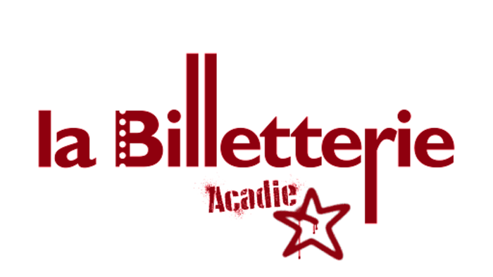 Un logo où il est écrit Billetterie Acadie