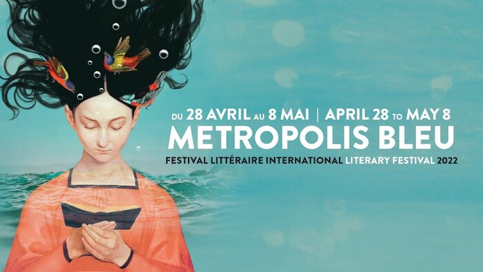 Affiche officielle du festival Metropolis bleu.