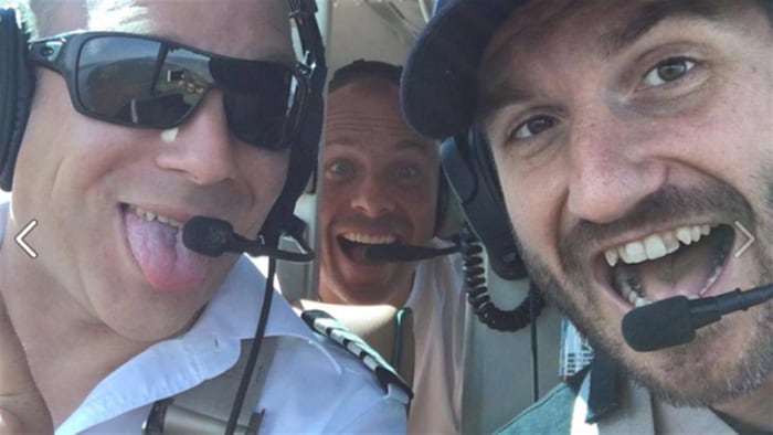 Frédérick Décoste, Michel Laplante et Bob Bissonnette