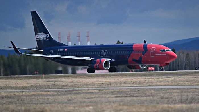 Un Boeing 737 de Chrono Aviation.