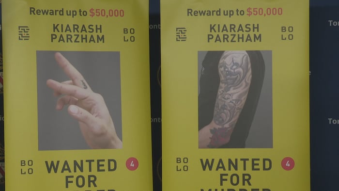 Deux affiches qui montrent des photos de tatouages.