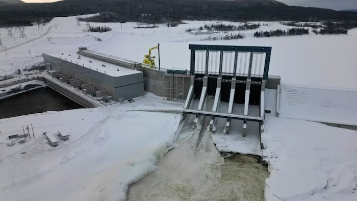Le barrage hydroélectrique de Muskrat Falls, au Labrador, fournira une partie de l'énergie de la boucle de l'Atlantique.