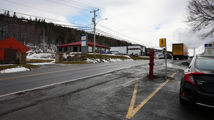 Le boulevard Gaspé en décembre.