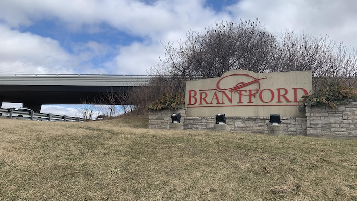 Une pancarte de la ville de Brantford