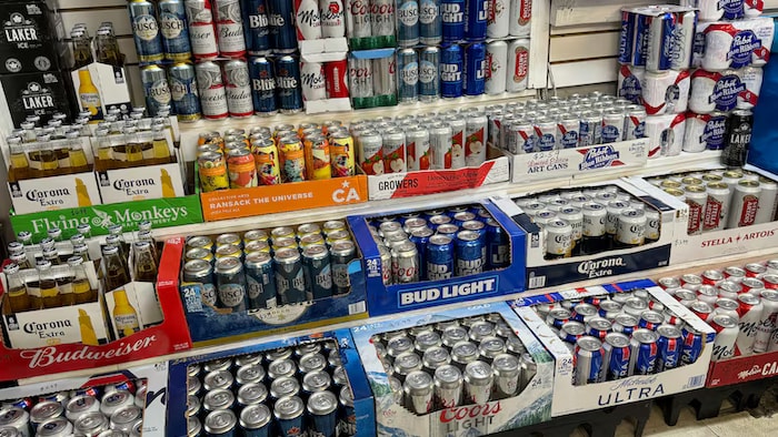 Un stock de bières.
