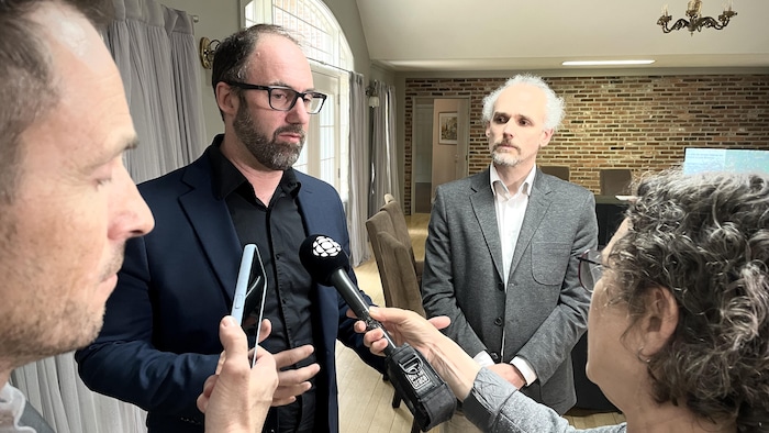 Louis-Philippe Bérubé en entrevue à Radio-Canada.